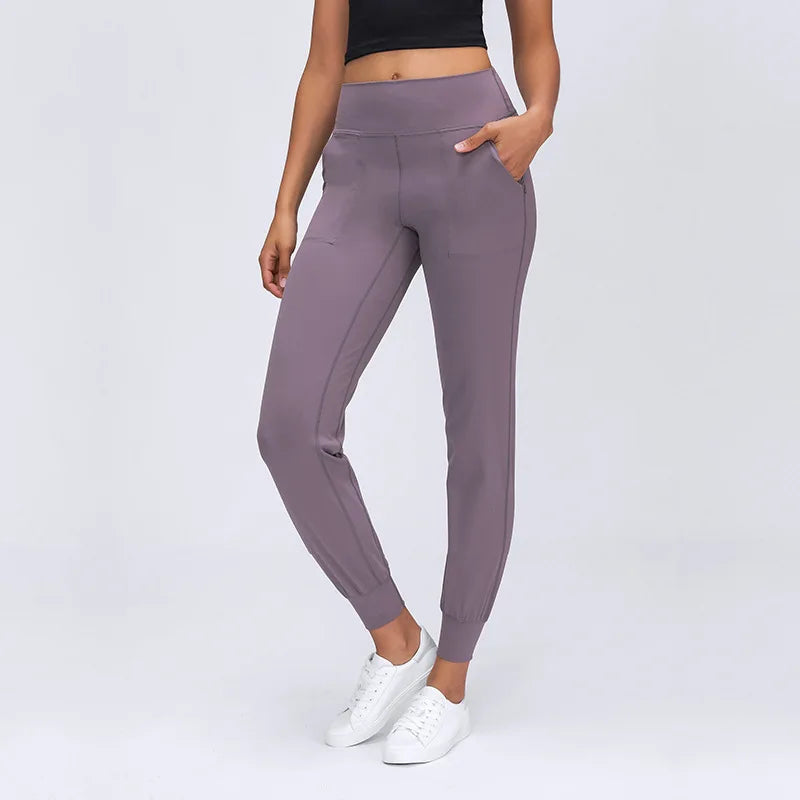 Naturally Soft Workout Gym Jogger Women 4-way Stretch Joggers With Pocket