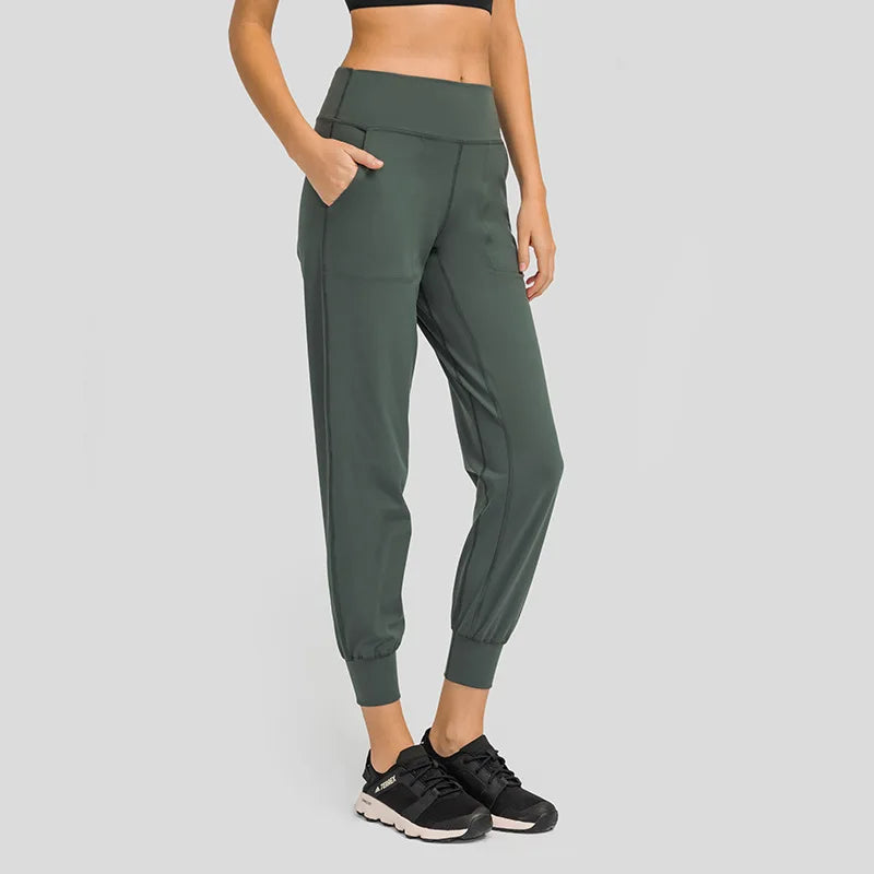 Naturally Soft Workout Gym Jogger Women 4-way Stretch Joggers With Pocket